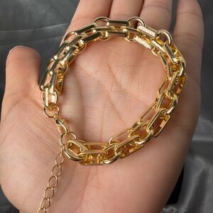 Chunky Gold Chain Bracelet